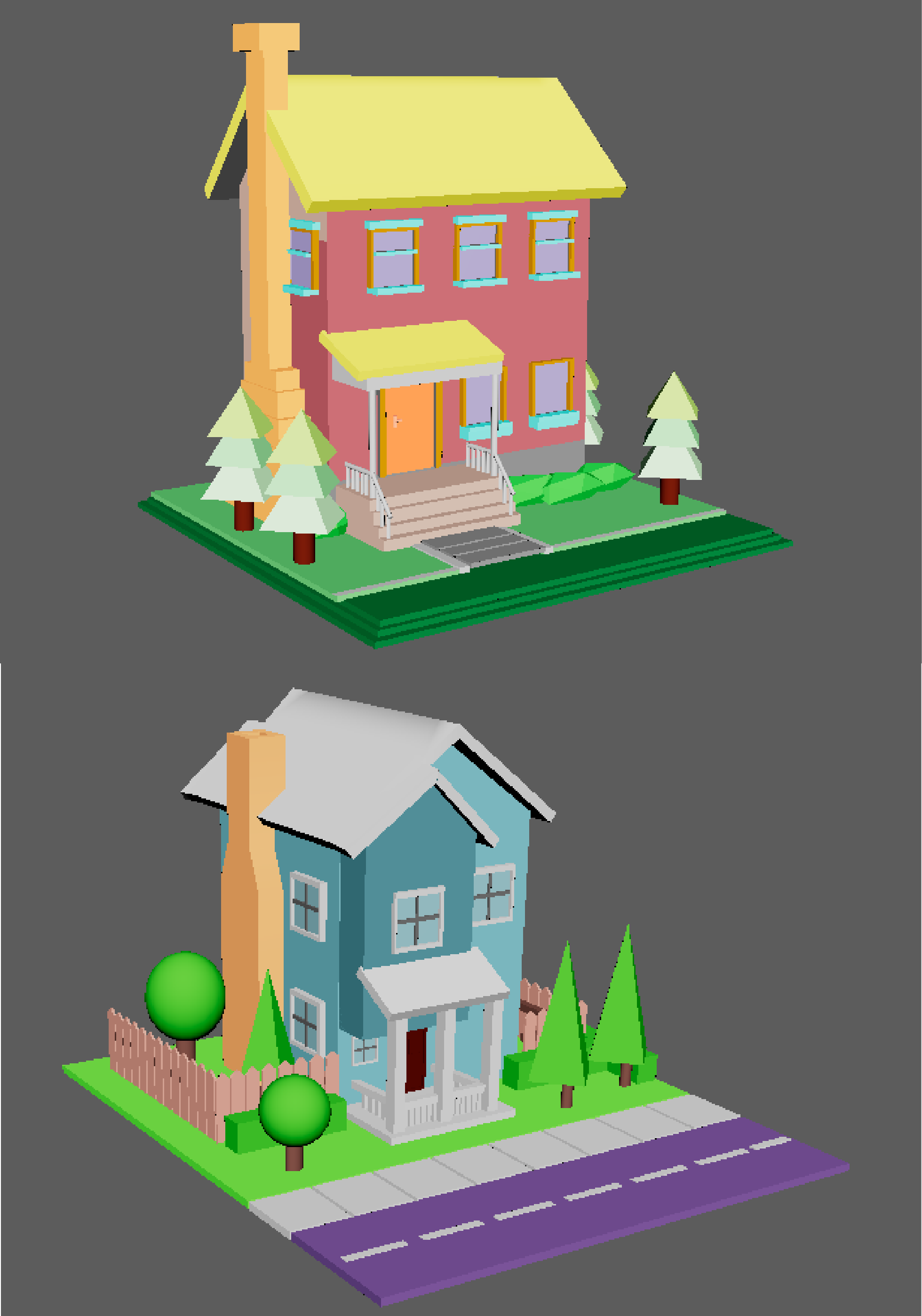 3D houses